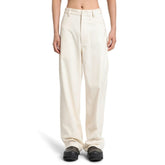 Dior White Cashmere Chino Pants